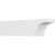 Ekena Millwork Standard Huntington Rafter Tail - Primed Polyurethane - RFTP05X06X24HUN