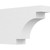 Ekena Millwork Standard Mediterranean Rafter Tail - Primed Polyurethane - RFTP03X08X12MED