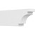 Ekena Millwork Standard Mediterranean Rafter Tail - Primed Polyurethane - RFTP04X08X20MED