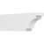 Ekena Millwork Standard Mediterranean Rafter Tail - Primed Polyurethane - RFTP04X08X24MED