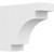 Ekena Millwork Standard Mediterranean Rafter Tail - Primed Polyurethane - RFTP04X10X12MED