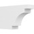 Ekena Millwork Standard Mediterranean Rafter Tail - Primed Polyurethane - RFTP04X10X16MED