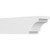 Ekena Millwork Standard Mediterranean Rafter Tail - Primed Polyurethane - RFTP05X06X20MED