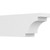 Ekena Millwork Standard Mediterranean Rafter Tail - Primed Polyurethane - RFTP05X08X20MED