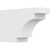 Ekena Millwork Standard Mediterranean Rafter Tail - Primed Polyurethane - RFTP05X10X16MED