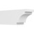Ekena Millwork Standard Mediterranean Rafter Tail - Primed Polyurethane - RFTP06X08X20MED