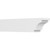 Ekena Millwork Standard Mediterranean Rafter Tail - Primed Polyurethane - RFTP06X08X36MED