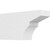 Ekena Millwork Standard Monterey Rafter Tail - Primed Polyurethane - RFTP03X06X12MON