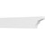 Ekena Millwork Standard Monterey Rafter Tail - Primed Polyurethane - RFTP03X08X42MON