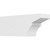 Ekena Millwork Standard Monterey Rafter Tail - Primed Polyurethane - RFTP04X06X16MON