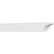 Ekena Millwork Standard Monterey Rafter Tail - Primed Polyurethane - RFTP04X06X42MON