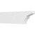 Ekena Millwork Standard Monterey Rafter Tail - Primed Polyurethane - RFTP04X10X36MON