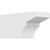 Ekena Millwork Standard Monterey Rafter Tail - Primed Polyurethane - RFTP05X06X12MON