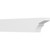 Ekena Millwork Standard Monterey Rafter Tail - Primed Polyurethane - RFTP05X08X36MON