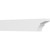Ekena Millwork Standard Monterey Rafter Tail - Primed Polyurethane - RFTP05X08X42MON