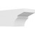 Ekena Millwork Standard Monterey Rafter Tail - Primed Polyurethane - RFTP06X06X12MON