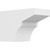Ekena Millwork Standard Monterey Rafter Tail - Primed Polyurethane - RFTP06X08X12MON