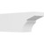 Ekena Millwork Standard Monterey Rafter Tail - Primed Polyurethane - RFTP06X08X20MON