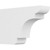 Ekena Millwork Standard New Brighton Rafter Tail - Primed Polyurethane - RFTP03X08X12NEB