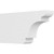 Ekena Millwork Standard New Brighton Rafter Tail - Primed Polyurethane - RFTP03X08X16NEB