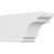 Ekena Millwork Standard New Brighton Rafter Tail - Primed Polyurethane - RFTP04X06X12NEB