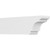 Ekena Millwork Standard New Brighton Rafter Tail - Primed Polyurethane - RFTP04X06X20NEB