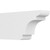 Ekena Millwork Standard New Brighton Rafter Tail - Primed Polyurethane - RFTP04X08X16NEB