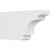 Ekena Millwork Standard New Brighton Rafter Tail - Primed Polyurethane - RFTP04X10X20NEB