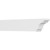 Ekena Millwork Standard New Brighton Rafter Tail - Primed Polyurethane - RFTP05X08X42NEB