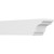 Ekena Millwork Standard New Brighton Rafter Tail - Primed Polyurethane - RFTP06X06X24NEB