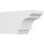 Ekena Millwork Standard New Brighton Rafter Tail - Primed Polyurethane - RFTP06X08X16NEB
