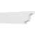 Ekena Millwork Standard Newport Rafter Tail - Primed Polyurethane - RFTP03X08X30NEW