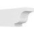 Ekena Millwork Standard Newport Rafter Tail - Primed Polyurethane - RFTP04X06X12NEW
