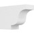 Ekena Millwork Standard Newport Rafter Tail - Primed Polyurethane - RFTP04X08X12NEW