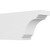 Ekena Millwork Standard Pescadero Rafter Tail - Primed Polyurethane - RFTP03X06X12PEC