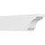Ekena Millwork Standard Pescadero Rafter Tail - Primed Polyurethane - RFTP04X06X20PEC