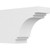 Ekena Millwork Standard Pescadero Rafter Tail - Primed Polyurethane - RFTP04X08X12PEC
