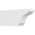 Ekena Millwork Standard Pescadero Rafter Tail - Primed Polyurethane - RFTP04X08X20PEC
