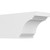 Ekena Millwork Standard Pescadero Rafter Tail - Primed Polyurethane - RFTP05X06X12PEC