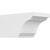 Ekena Millwork Standard Pescadero Rafter Tail - Primed Polyurethane - RFTP06X06X12PEC