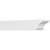 Ekena Millwork Standard Pescadero Rafter Tail - Primed Polyurethane - RFTP06X06X36PEC