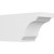 Ekena Millwork Standard Pescadero Rafter Tail - Primed Polyurethane - RFTP06X08X16PEC