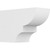 Ekena Millwork Standard Ridgewood Rafter Tail - Primed Polyurethane - RFTP05X08X12RID