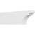 Ekena Millwork Standard Yorktown Rafter Tail - Primed Polyurethane - RFTP03X06X20YOR