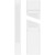 Ekena Millwork Fluted Pilaster Base - Primed Polyurethane - PILP04X082FL01-2