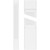 Ekena Millwork Fluted Pilaster Base - Primed Polyurethane - PILP07X048FL01-2