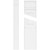Ekena Millwork Flat Panel Pilaster Base - Primed Polyurethane - PILP06X096FP02-2