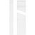 Ekena Millwork Smooth Pilaster Base - Primed Polyurethane - PILP04X060SM02-2