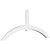 Ekena Millwork Pitched Gable Bracket - Primed Polyurethane - GBP048X14X0204ARC00