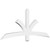 Ekena Millwork Pitched Gable Bracket - Primed Polyurethane - GBP084X14X0404DAV00